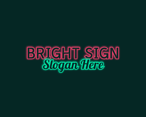Sign - Nightclub Neon Sign logo design