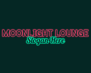 Nightspot - Nightclub Neon Sign logo design