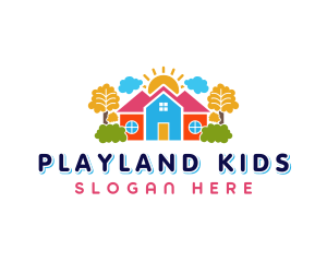 Kindergarten Nursery Daycare logo design