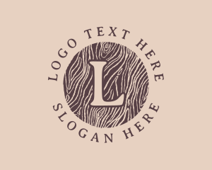 Generic Woodworking Log Logo