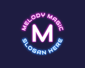 Stream - Neon Tech Lettermark logo design