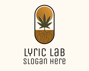 Hemp Farm Badge logo design