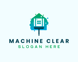 Clean Squilgee Housekeeping Logo
