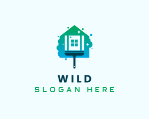 Home - Clean Squilgee Housekeeping logo design
