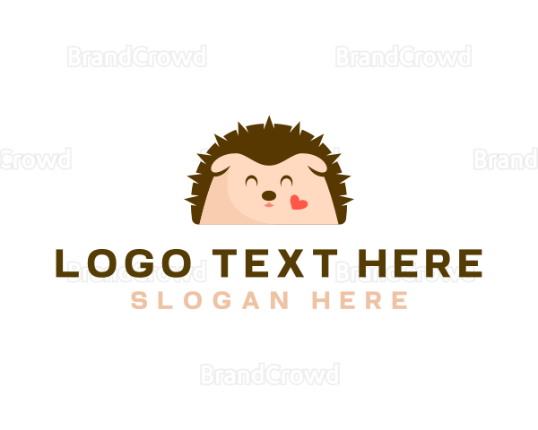 Hedgehog Animal Shelter Logo