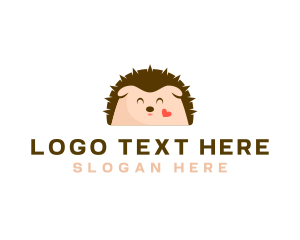 Hedgehog Animal Shelter logo design