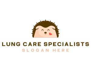 Hedgehog Animal Shelter logo design