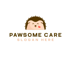 Hedgehog Animal Shelter logo design