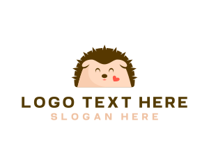 Pet Care - Hedgehog Animal Shelter logo design