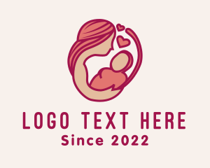 Gynecology - Newborn Parenting Clinic logo design