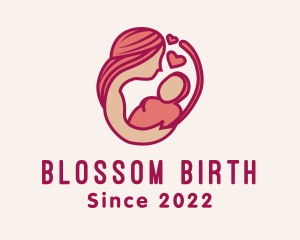 Obstetrics - Newborn Parenting Clinic logo design