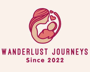 Pregnant - Newborn Parenting Clinic logo design