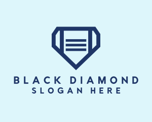 Diamond Face Mask logo design