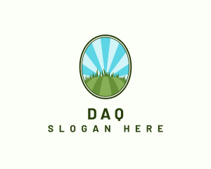 Lawn Garden Landscaping Logo