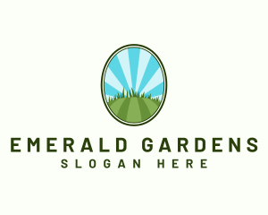 Lawn Garden Landscaping logo design