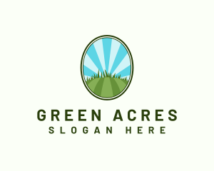 Mowing - Lawn Garden Landscaping logo design