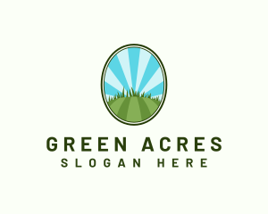 Lawn Garden Landscaping logo design