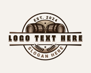Alcohol - Barrel Beer Brewery logo design