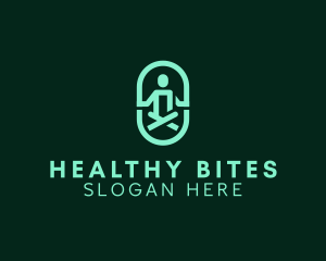 Healthy Wellness Meditation logo design