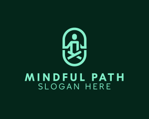 Enlightenment - Healthy Wellness Meditation logo design