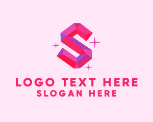 Shiny Gem Letter S Logo