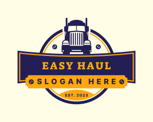 Automotive Truck Logistic logo design