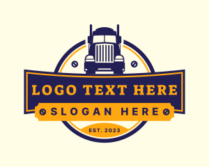Truckload - Automotive Truck Logistic logo design