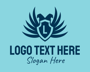 Two Headed Eagle Lettermark  Logo