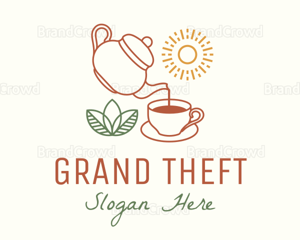 Teapot Tea Cup Logo