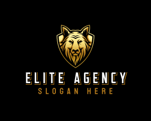 Wolf Shield Agency logo design