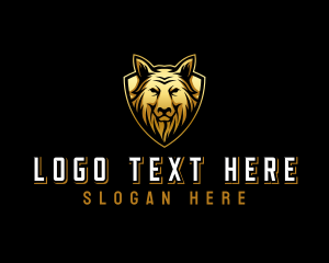 Head - Wolf Shield Agency logo design