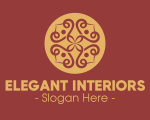 Luxury Flower Spa logo design