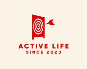 Strategic Marketing - Archery Target Goal logo design