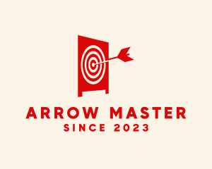 Archery Target Goal logo design