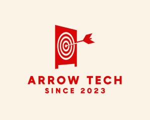 Archery Target Goal logo design