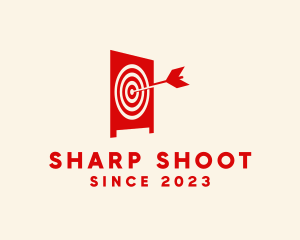 Shoot - Archery Target Goal logo design