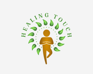 Nature Yoga Wellness logo design