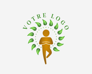 Yogi - Nature Yoga Wellness logo design