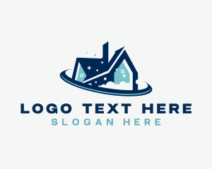 Clean - Cleaning Housekeeping Janitorial logo design