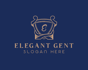 Elegant Royal Shield logo design