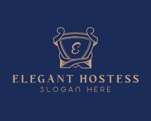 Elegant Royal Shield logo design