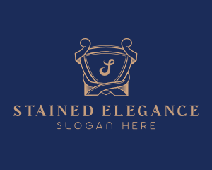 Elegant Royal Shield logo design