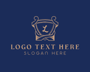 Classy - Elegant Royal Shield logo design