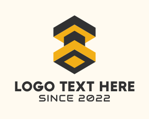 App - Digital Technology Cube logo design