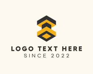 Mechanical - Digital Technology Cube logo design