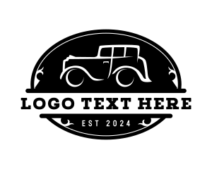 Dealership - Retro Car Mechanic logo design