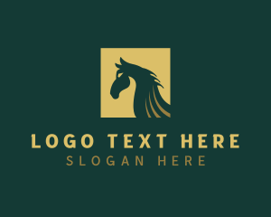 Stallion - Equine Horse Stable logo design