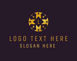 Elegance - Round Radial Pattern logo design