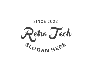 Urban Retro Cursive logo design