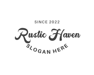 Urban Retro Cursive logo design